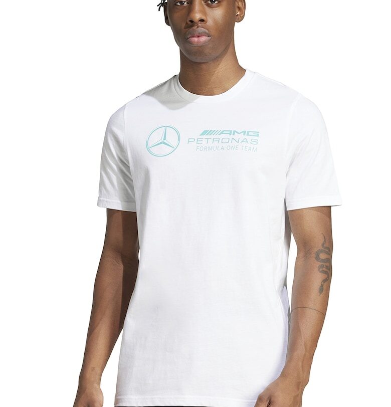 Фитнес памучна тениска Mer DNA adidas Performance