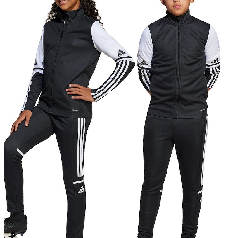 Футболен панталон с цепки на маншетите adidas Performance