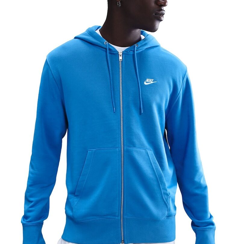 Худи Club с памук и цип Nike