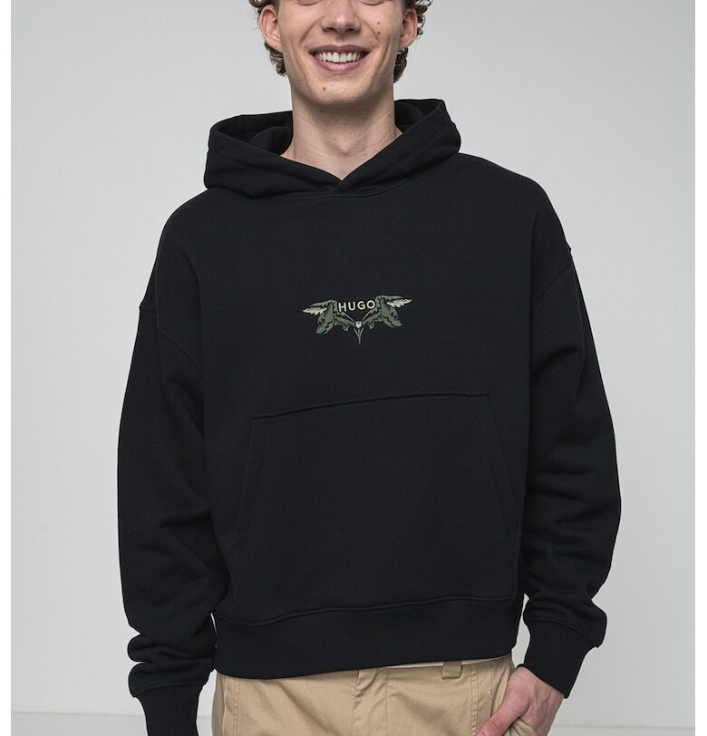 Худи Dimstone с паднали ръкави HUGO