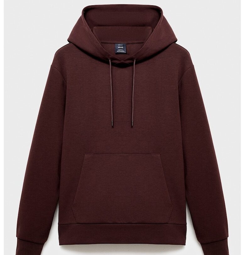 Худи с джоб кенгуру Mango