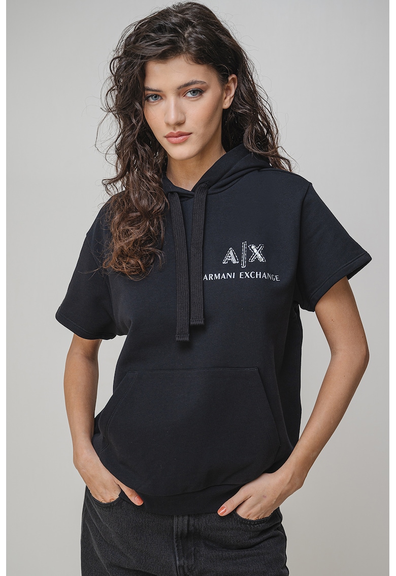 Худи с къси ръкави ARMANI EXCHANGE
