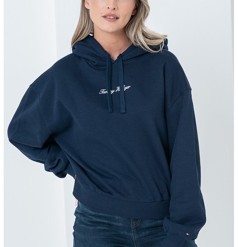 Худи с паднали ръкави Tommy Hilfiger