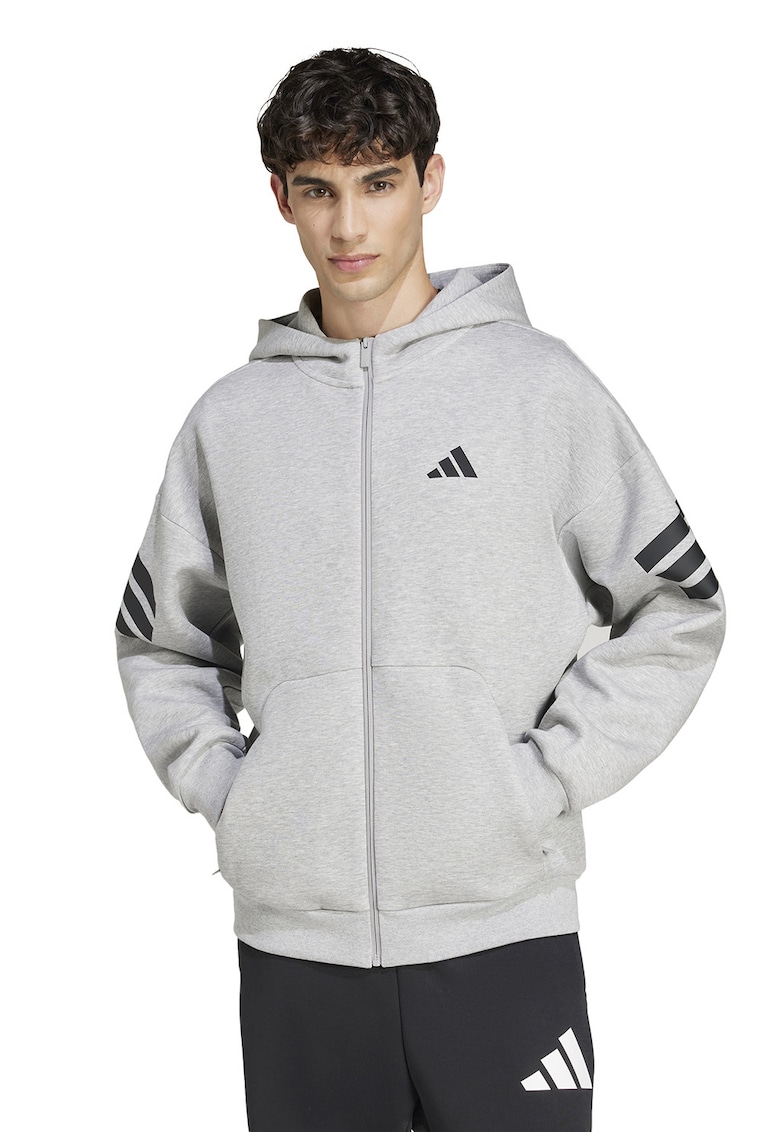 Худи с паднали ръкави и цип adidas Sportswear