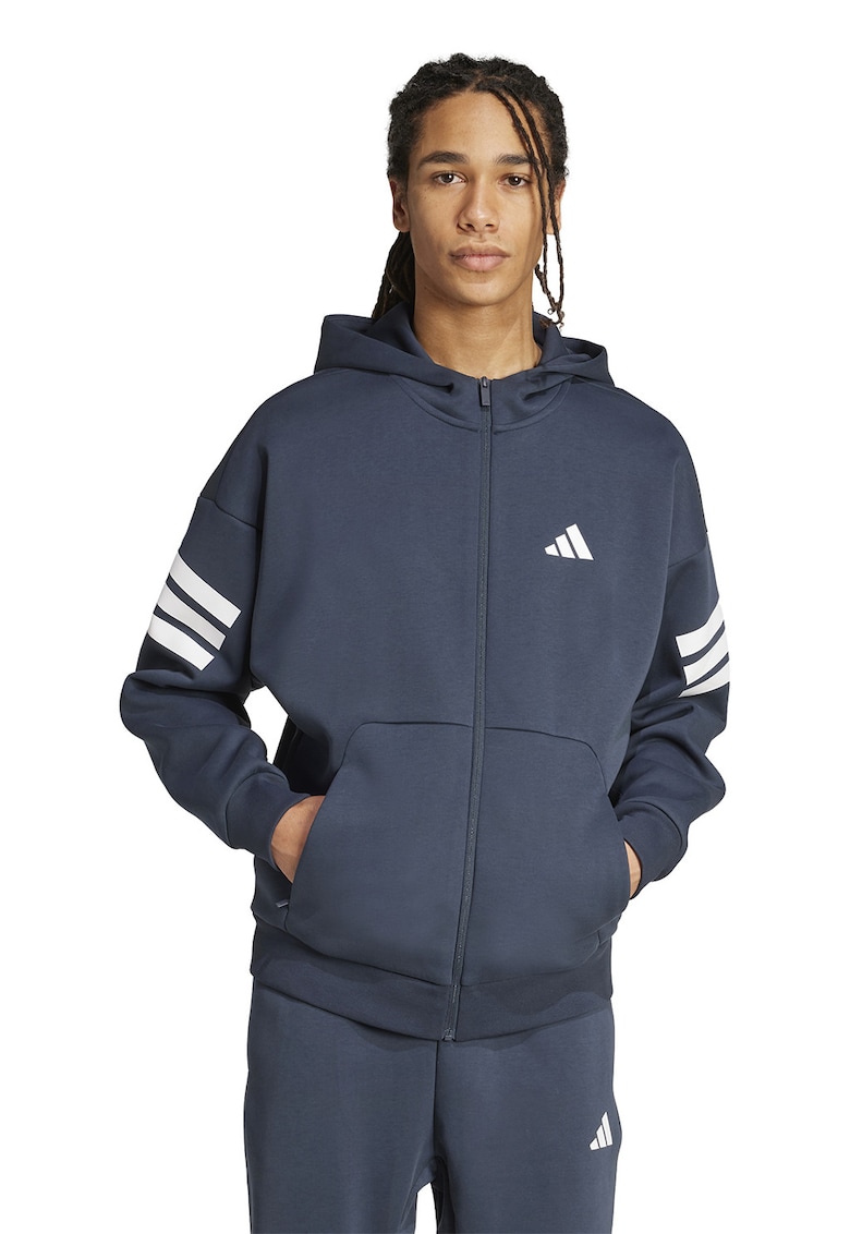 Худи с паднали ръкави и цип adidas Sportswear