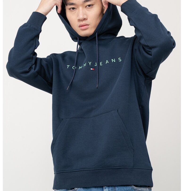 Худи с памук с бродирано лого Tommy Jeans