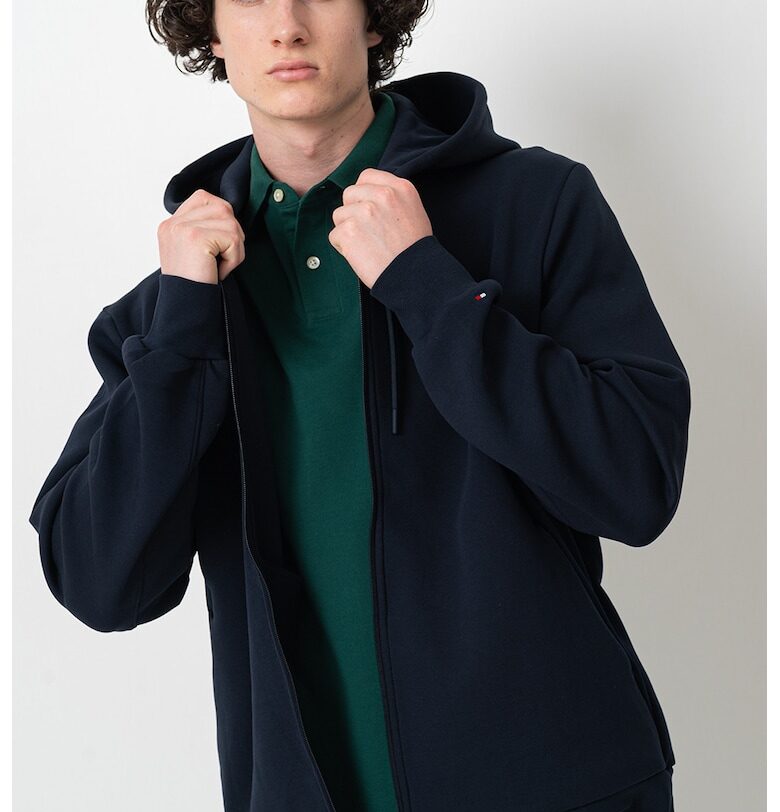 Худи с памук с цип Tommy Hilfiger