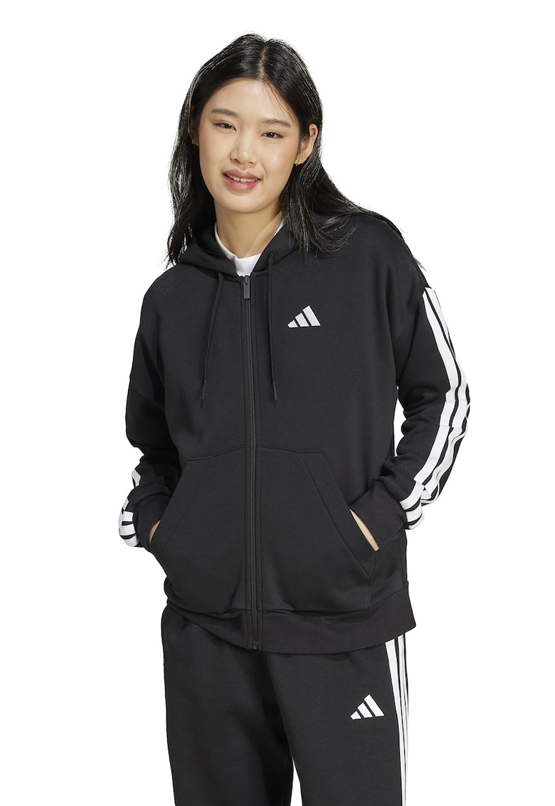 Худи с памук с цип adidas Sportswear