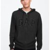 Худи с цип и лого GAP