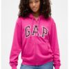 Худи с цип и лого GAP