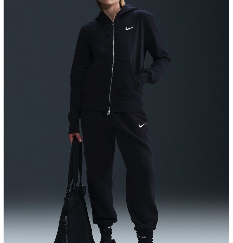 Худи с цип и лого Nike