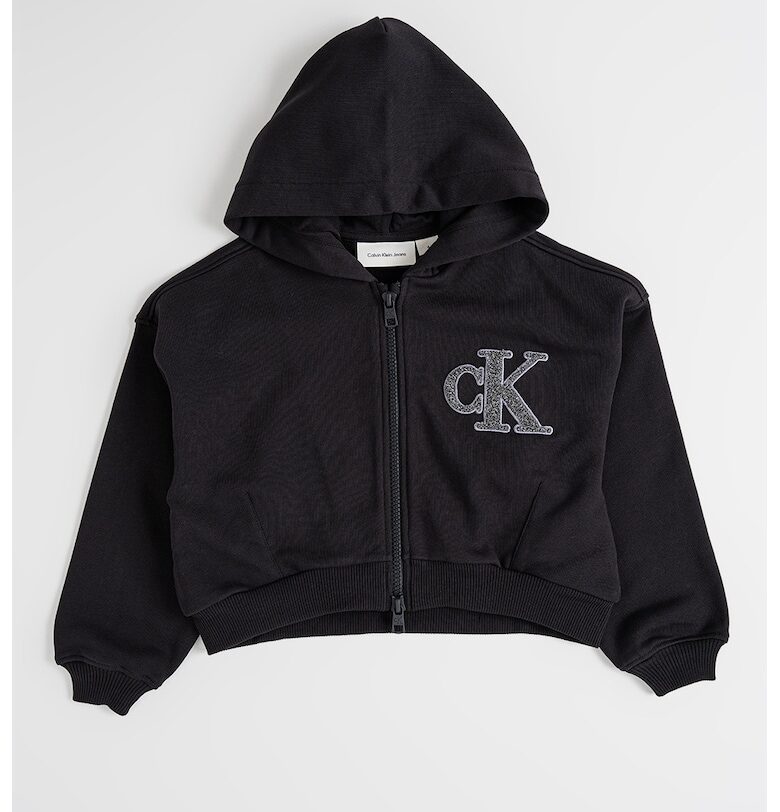 Худи с цип и монограм CALVIN KLEIN