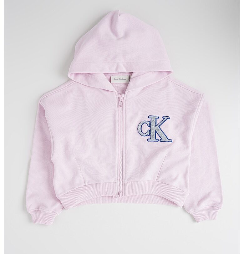 Худи с цип и монограм CALVIN KLEIN