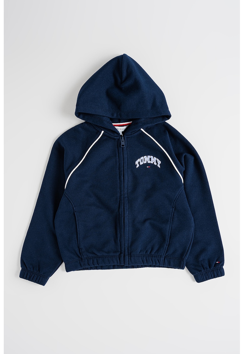 Худи с цип и ръкави реглан Tommy Hilfiger