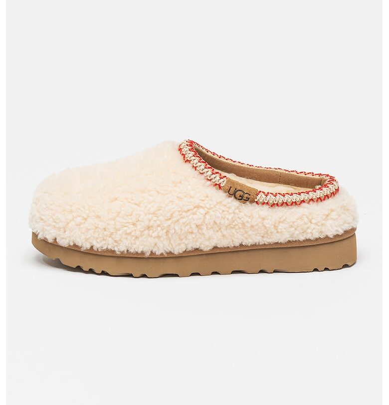 Чехли Tasman Maxi Curly с подплата с вълна UGG