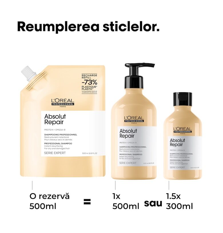 Шампоан за суха коса  Serie Expert Absolut Repair - LOreal Professionnel