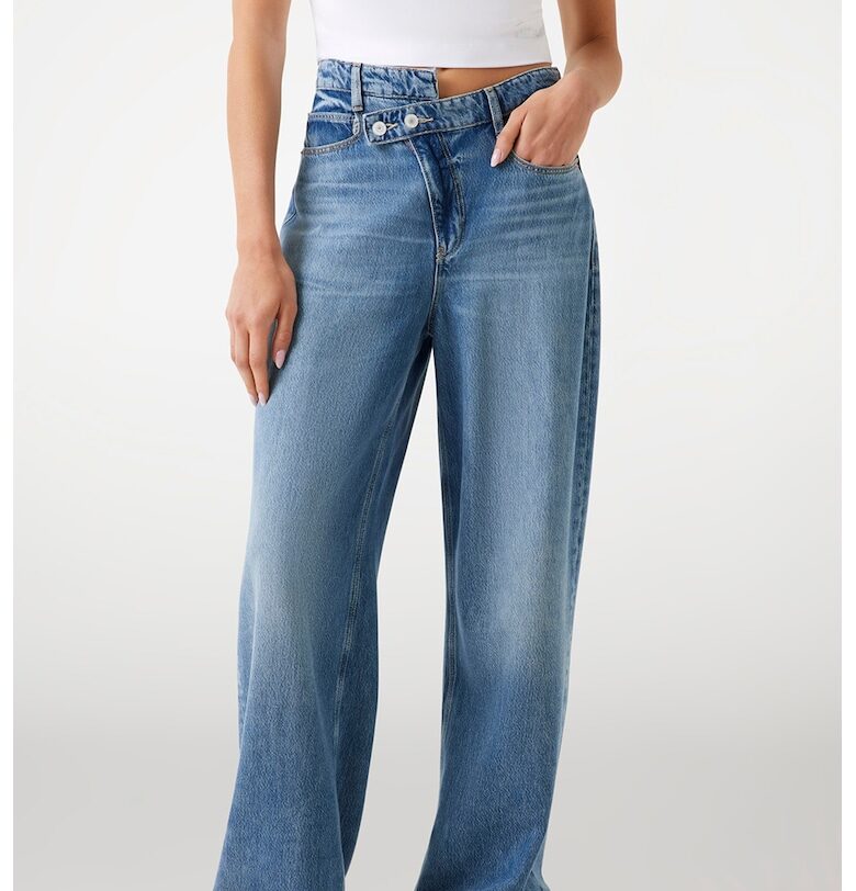 Широки асиметрични дънки GUESS