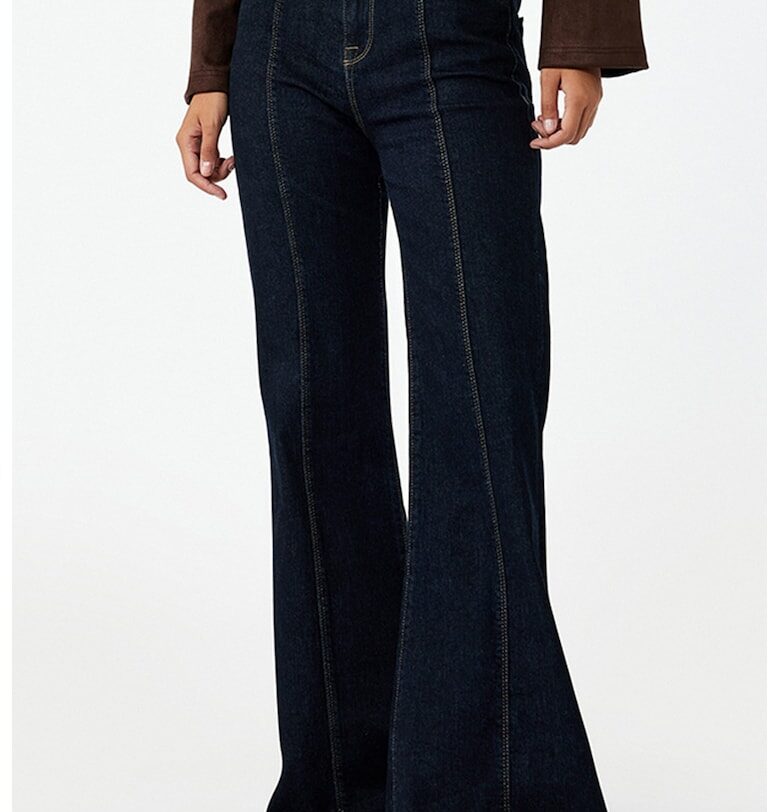 Широки дънки с висока талия KOTON