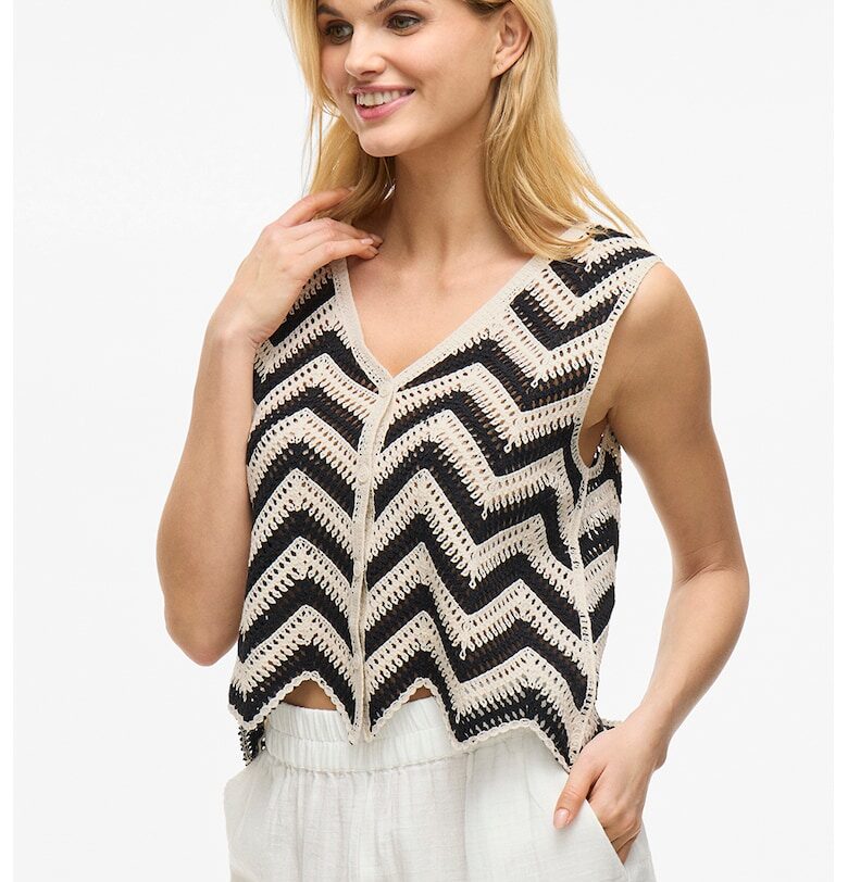 Шпиц блуза с ажур Vila