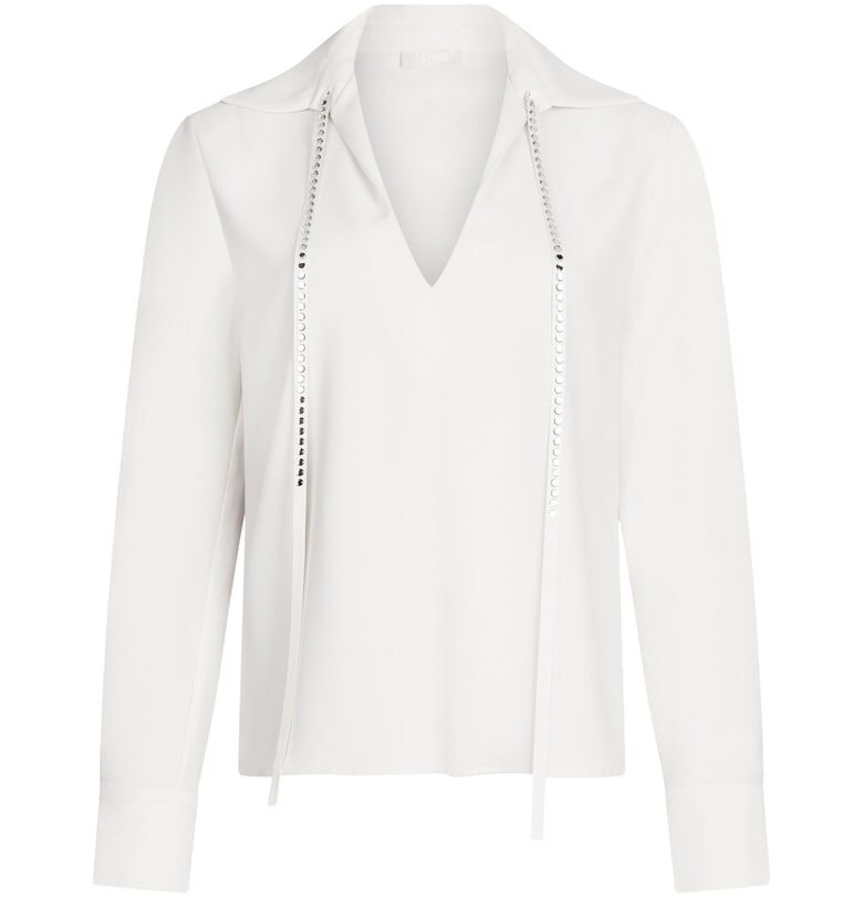 Шпиц блуза с декоративни камъни Liu Jo