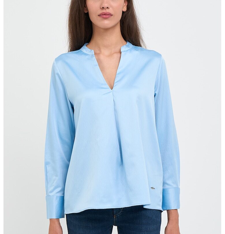 Шпиц блуза с изчистен десен Timeout