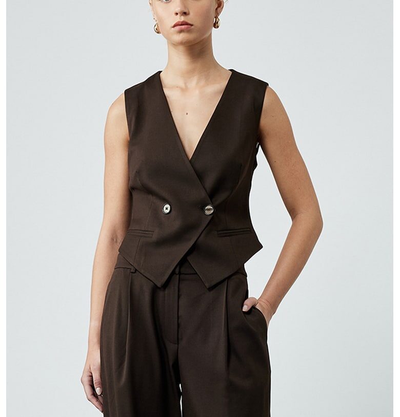 Шпиц елек с двуредно закопчаване KOTON