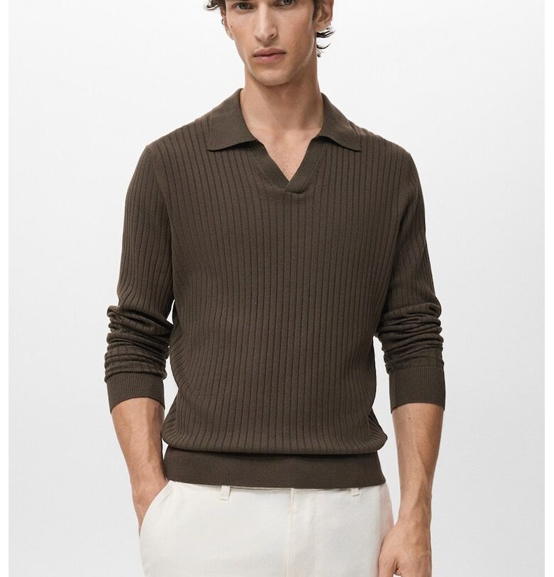 Шпиц пуловер с рипс Mango