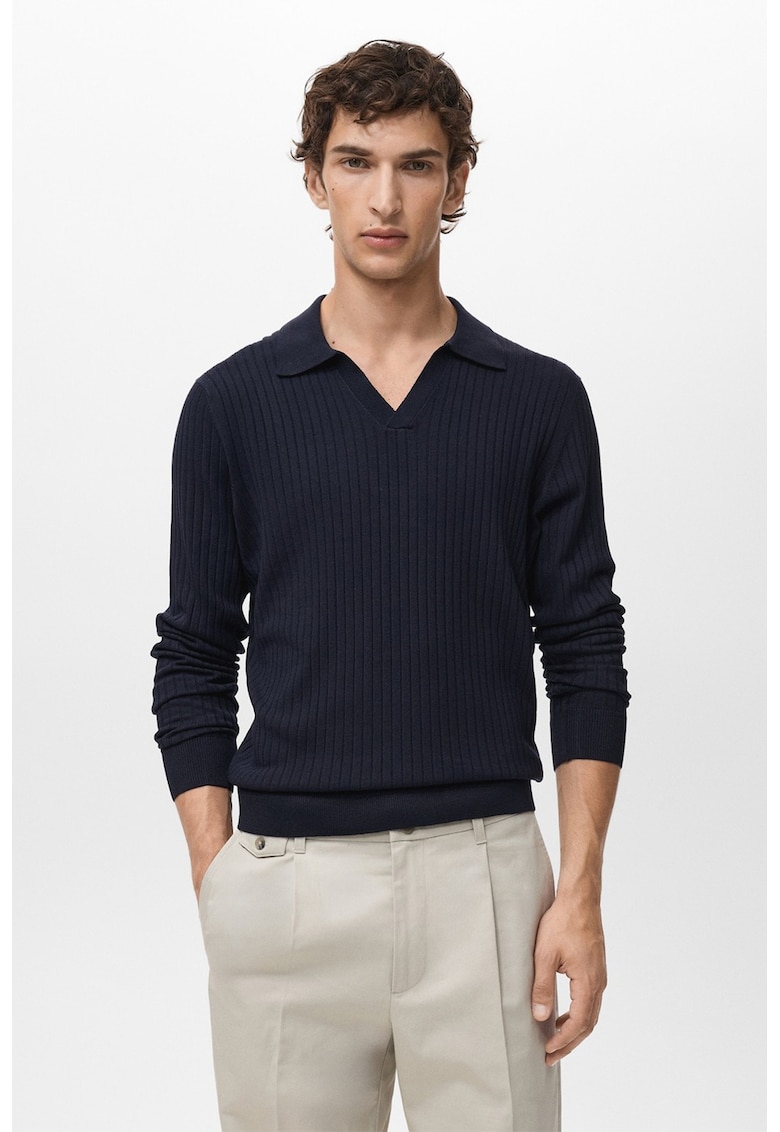 Шпиц пуловер с рипс Mango