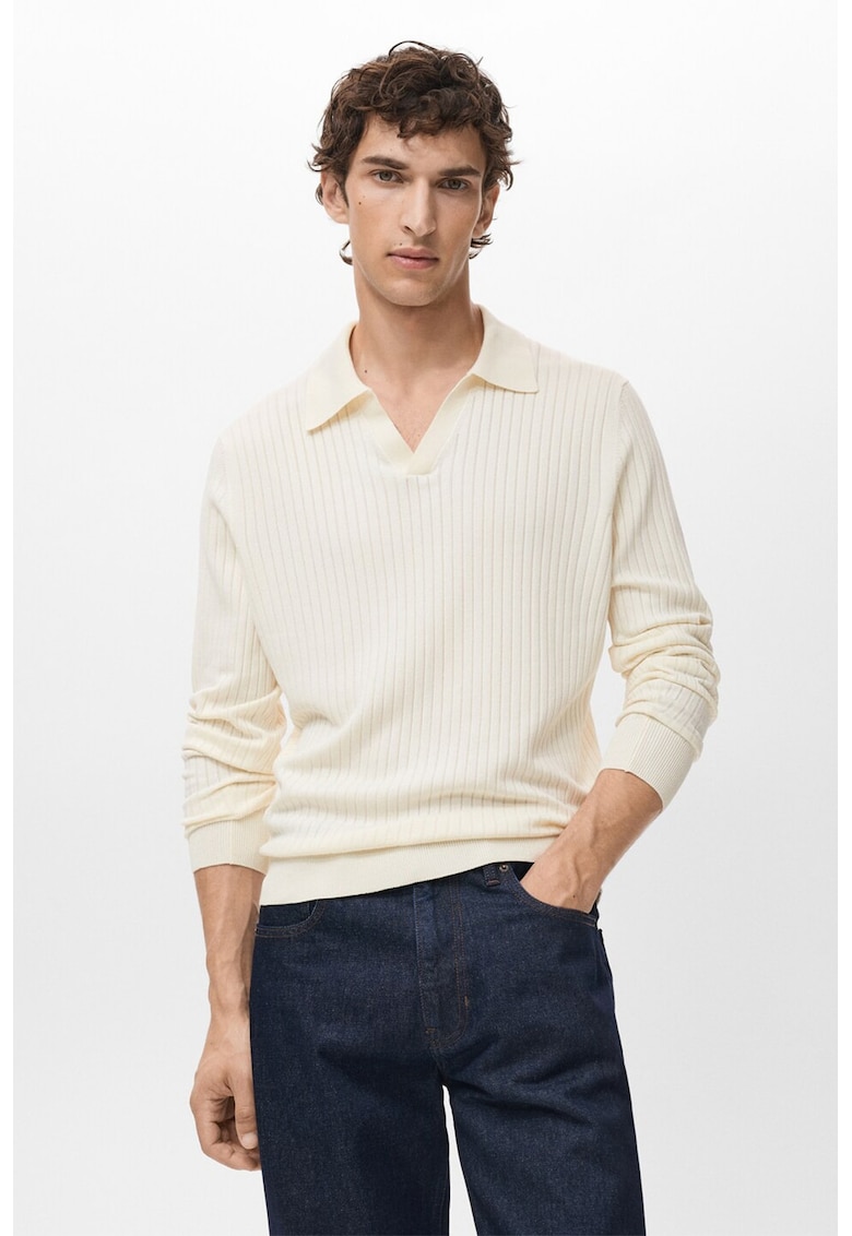 Шпиц пуловер с рипс Mango