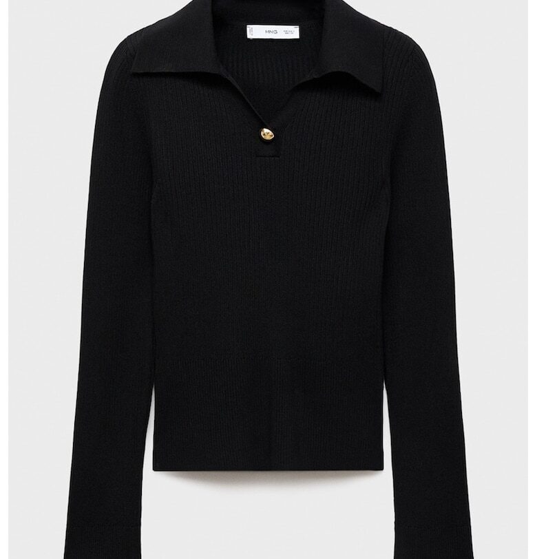 Шпиц пуловер с яка Mango