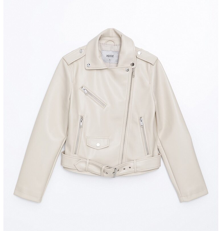 Яке от еко кожа с асиметричен цип LC WAIKIKI