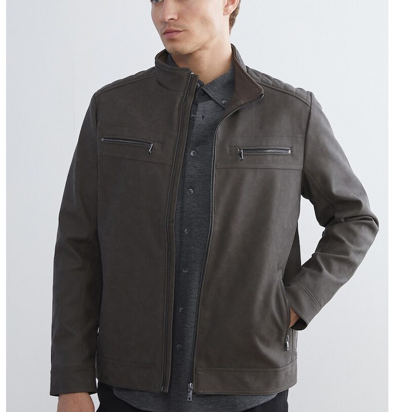 Яке от еко кожа с джоб с цип LC WAIKIKI