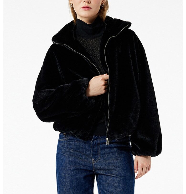 Яке от еко пух със странични джобове KOTON