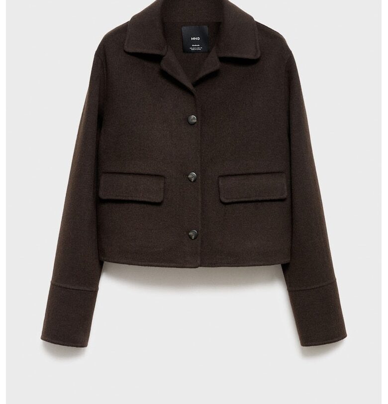 Яке с вълна с копчета Mango