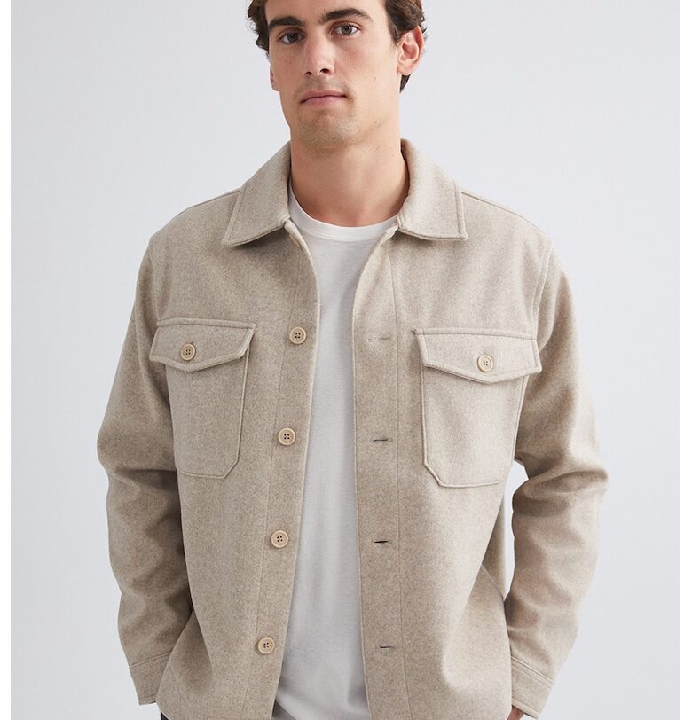 Яке с джобове - Тъмнобежово - LC WAIKIKI