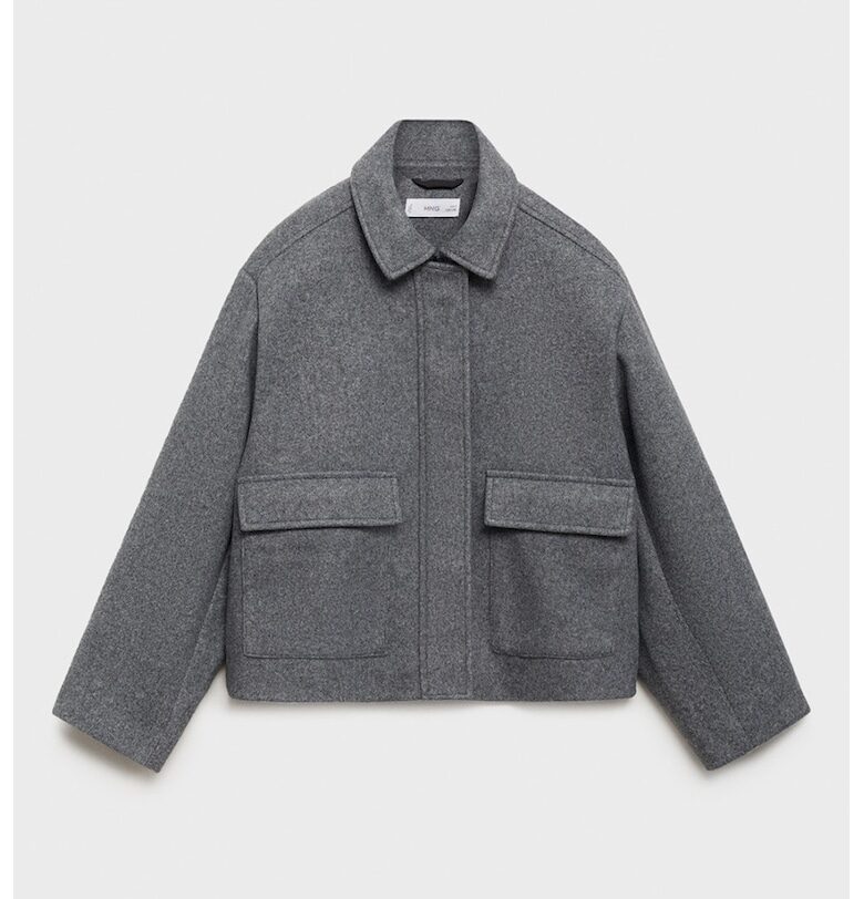 Яке с джобове с капаче Mango