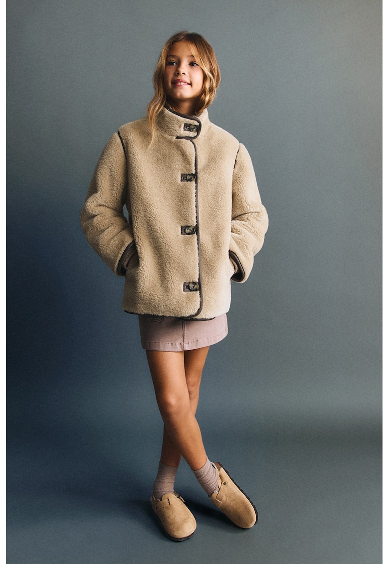 Яке с еко пух и копчета Mango