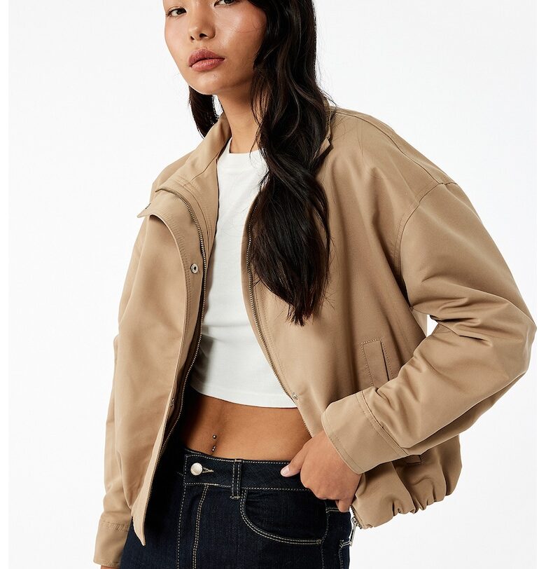 Яке с еластичен подгъв и цип KOTON