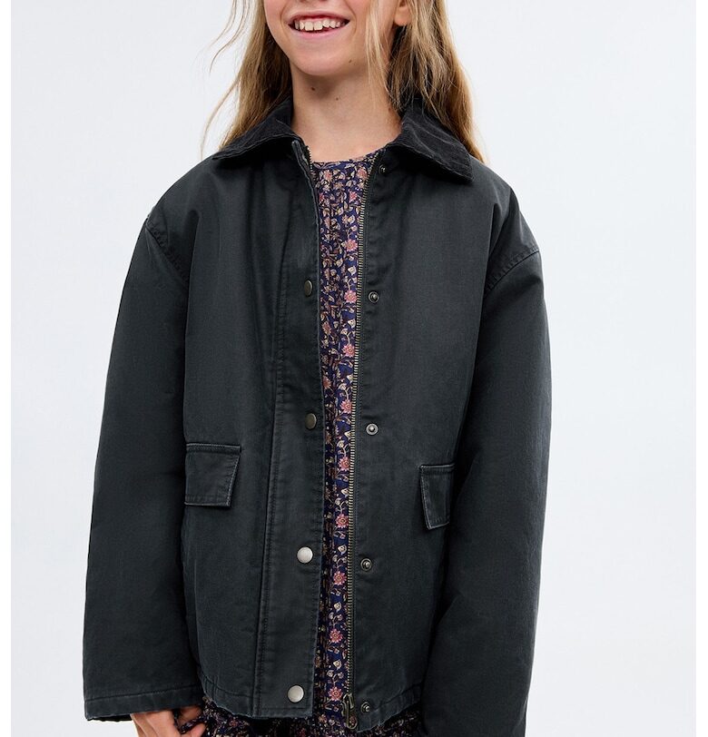 Яке с памук с паднали ръкави Mango