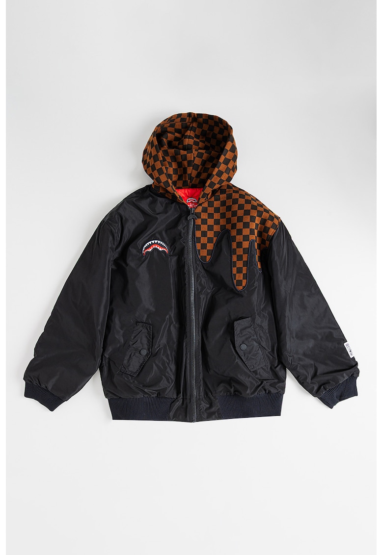 Яке с цип и принт Sprayground