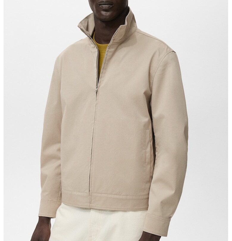 Яке с цип и странични джобове Mango