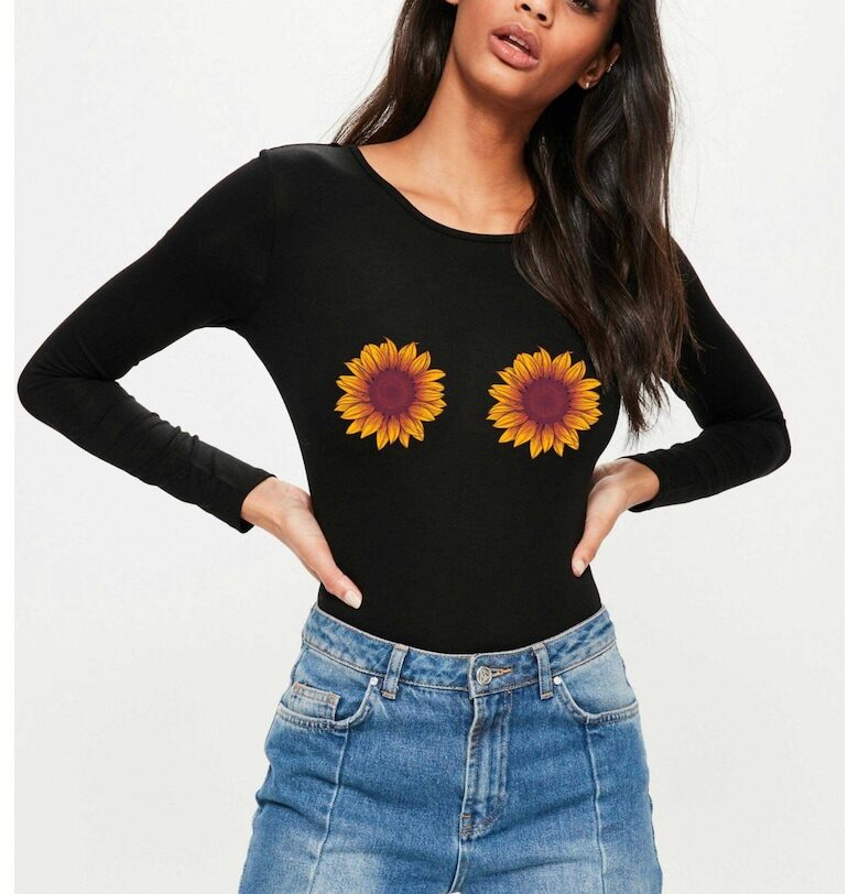 888113474-Черна дамска блуза - Sunflower THEICONIC