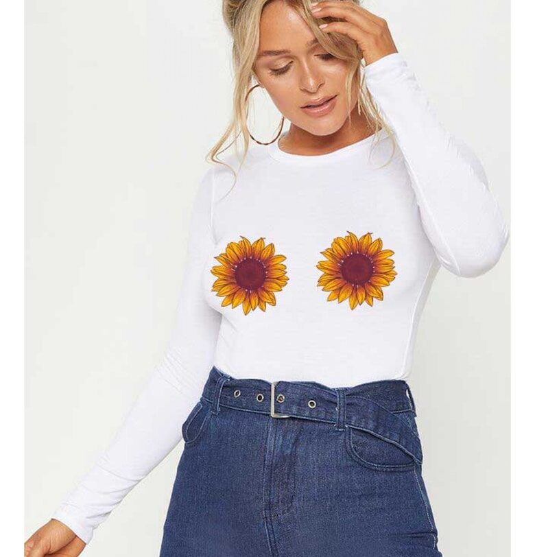 888113475-Бяла дамска блуза - Sunflower THEICONIC