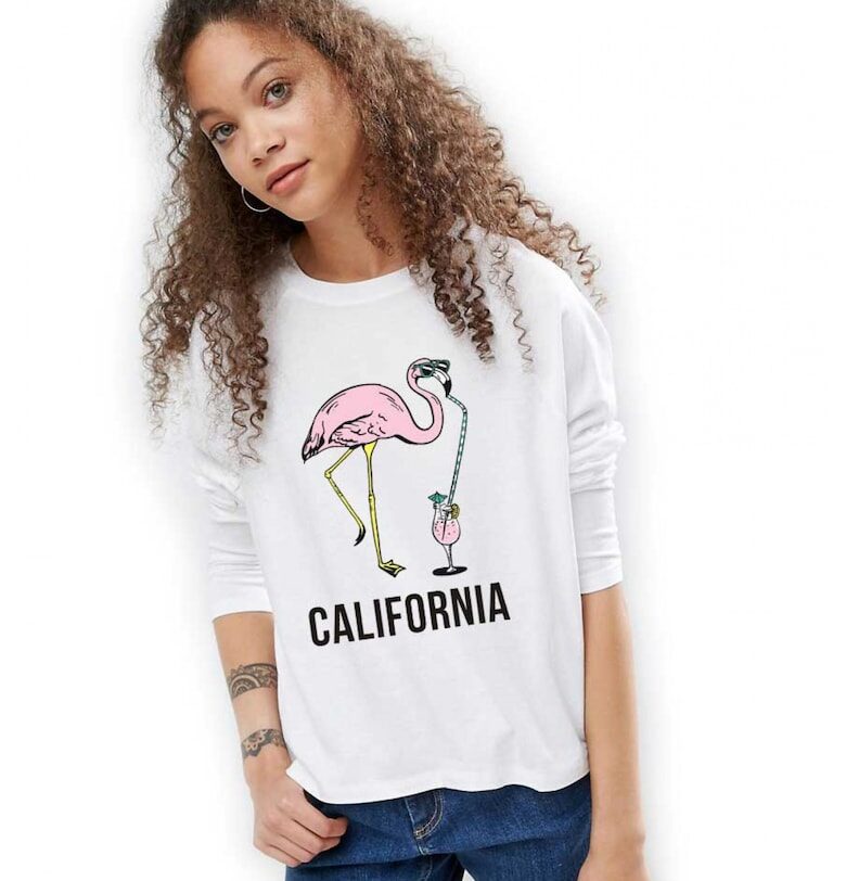 888113557-Бяла дамска блуза - Калифорния THEICONIC