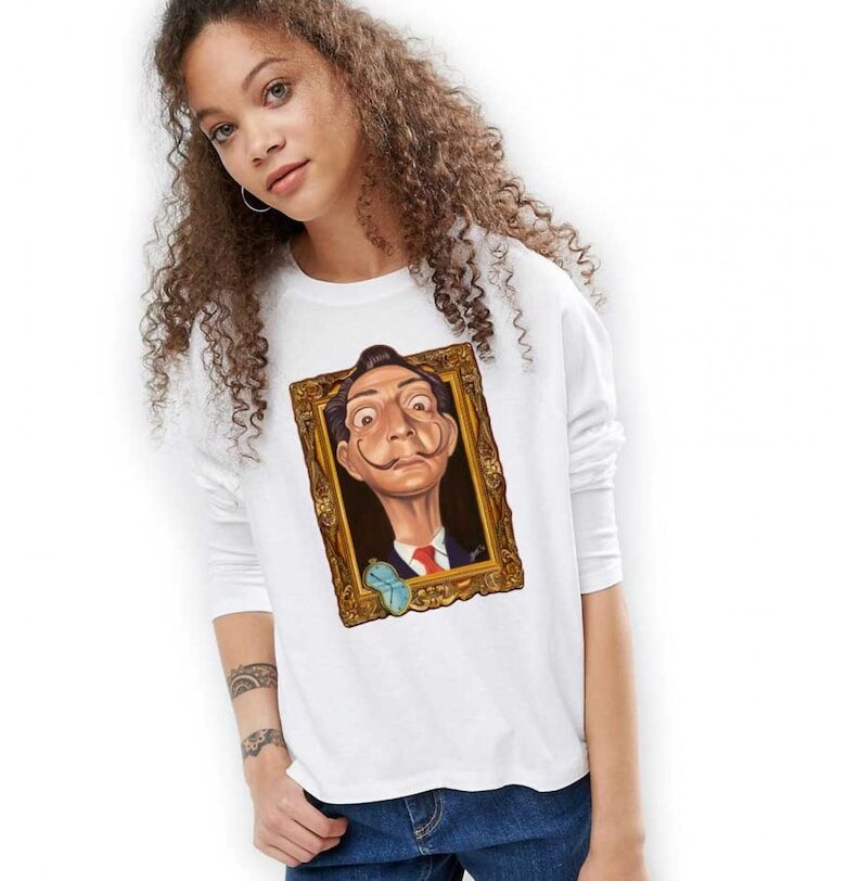 888113640-Бяла дамска блуза - Dali - Frame THEICONIC