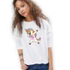 888121069-Дамска бяла блуза Cool Unicorn THEICONIC