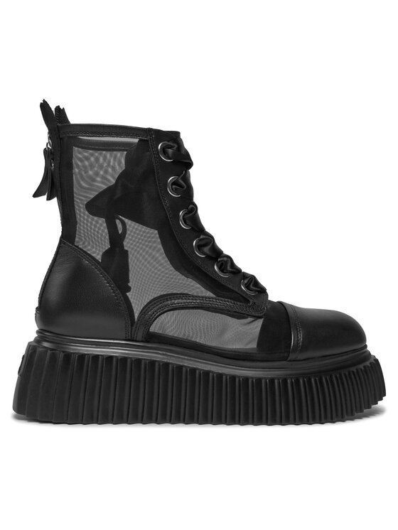 AGL Зимни обувки Iggy D751563PGK62481013 Черен цвят на ниска цена