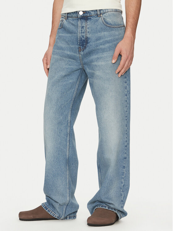 AMI Paris Дънки HTR450.DE0046 Син Large Fit цвят на ниска цена