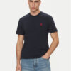 AMI Paris Тишърт BFUTS035.724 Тъмносин Regular Fit цвят на ниска цена