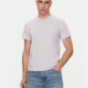 AMI Paris Тишърт HTS060.724 Виолетов Regular Fit цвят на ниска цена